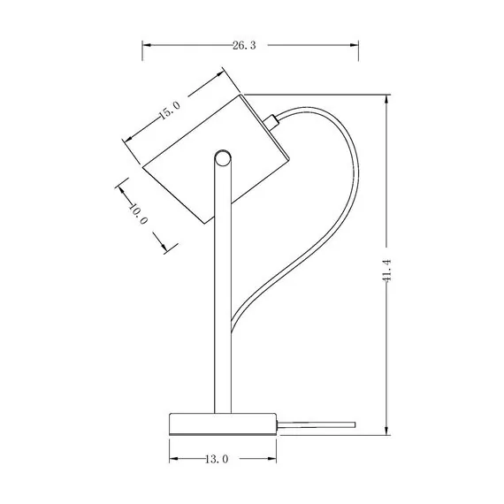 Freya FR4004TL-01WB Настольная лампа Elori, изображение 2