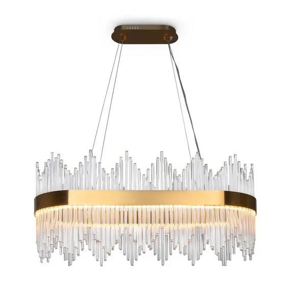 Freya FR10008PL-L52G Хрустальная светодиодная люстра Chalice