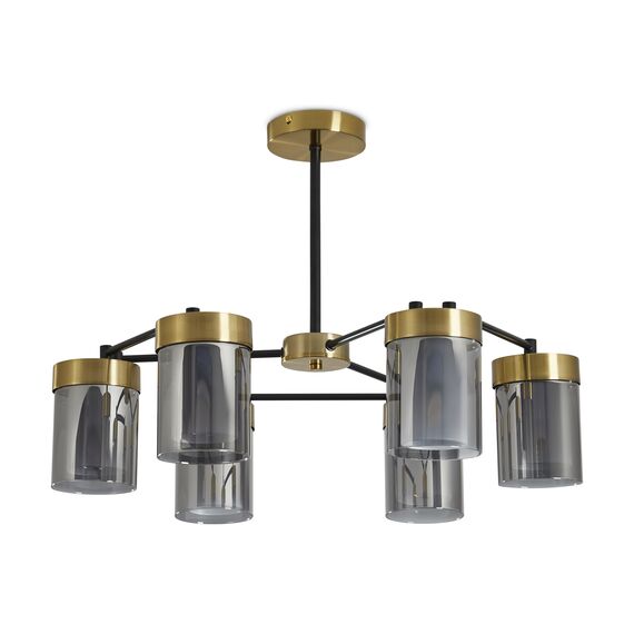 Freya FR5432PL-06BBS Люстра на штанге Lora, изображение 2