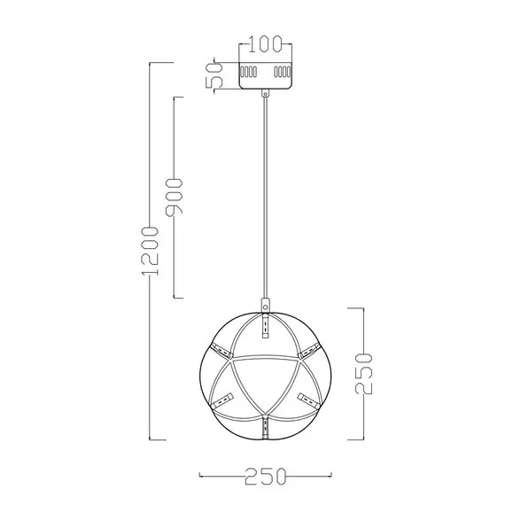 Freya FR5099PL-L6CH Подвесной светодиодный светильник Amber, изображение 2