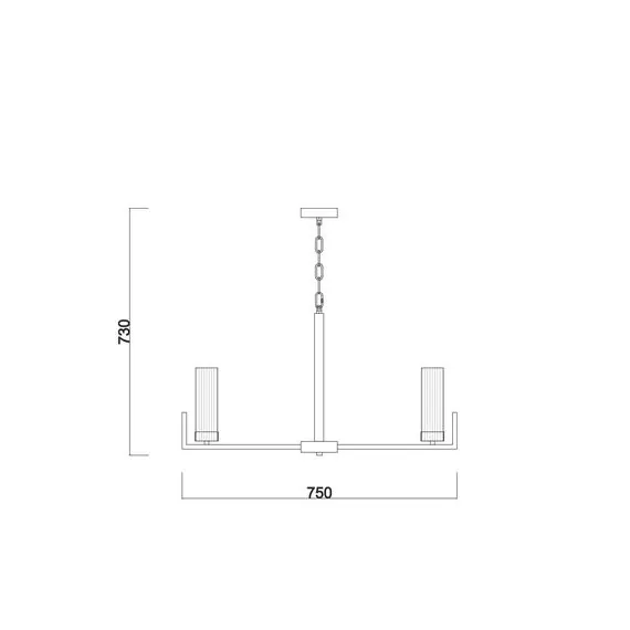 Freya FR5214PL-08BS Подвесная люстра Еster, изображение 6