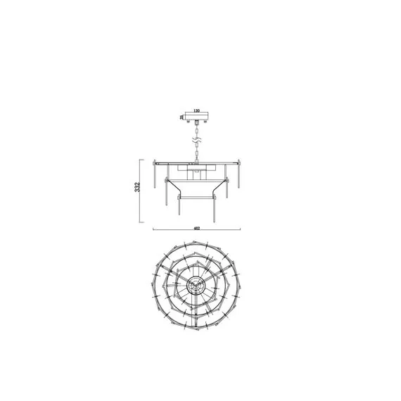 Freya FR5197PL-05BS Подвесной светильник Sophia, изображение 2