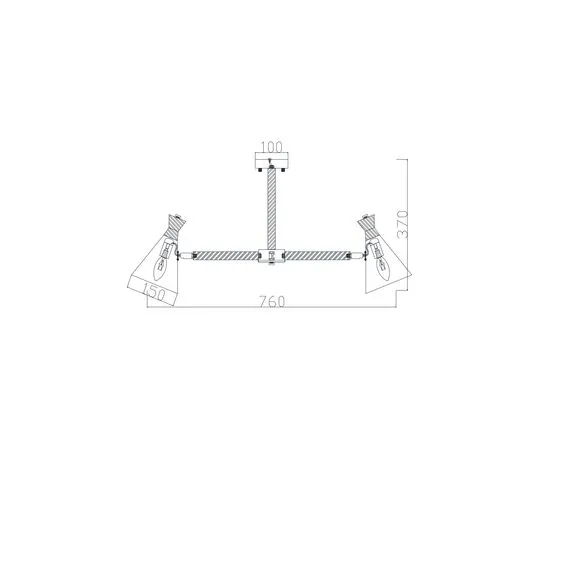 Freya FR5169PL-05W Люстра на штанге Rise, изображение 3