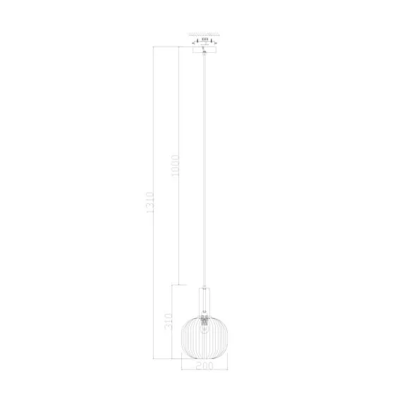 Freya FR8012PL-01AM Подвесной светильник, изображение 4