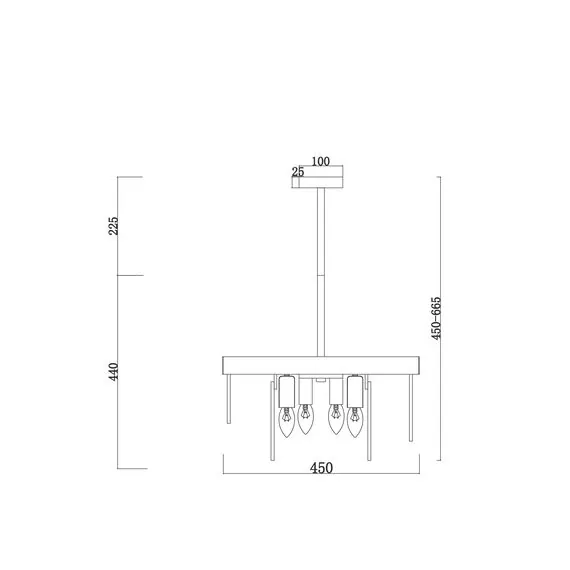 Freya FR5104PL-06BS3 Люстра на штанге Porto, изображение 4