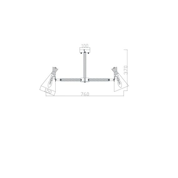 Freya FR5169PL-05W Люстра на штанге Rise, изображение 3