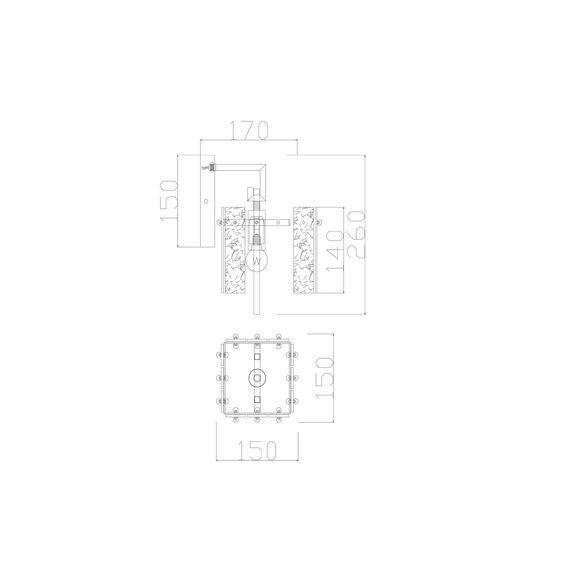 Freya FR5166WL-01BS Настенный светильник Basilica, изображение 3