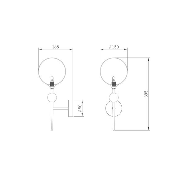 Freya FR5115WL-01BZ Бра Maddison, изображение 6