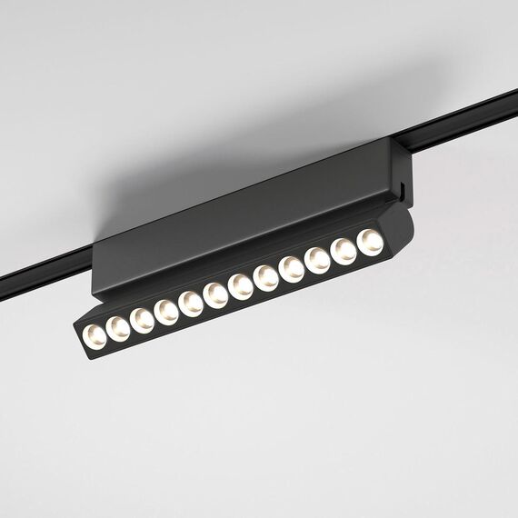 Elektrostandard a063707 Flat Magnetic Трековый светильник 12W 4000K Insight (чёрный) 85091/01