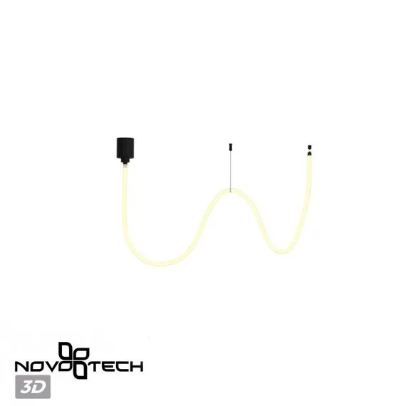 NOVOTECH 359328 KONST NT24 000 черный Светильник светодиодный IP20 LED 3000K 25W 170-265V 2420Лм RAMO, изображение 8