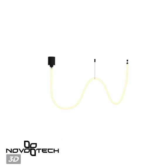 NOVOTECH 359328 KONST NT24 000 черный Светильник светодиодный IP20 LED 3000K 25W 170-265V 2420Лм RAMO, изображение 8