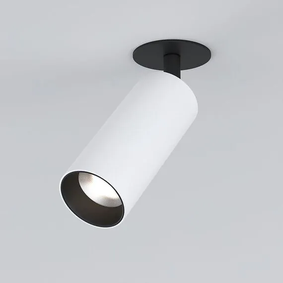 Elektrostandard a058173 Diffe Светильник встраиваемый белый / черный 10W 4200K (25052/LED)