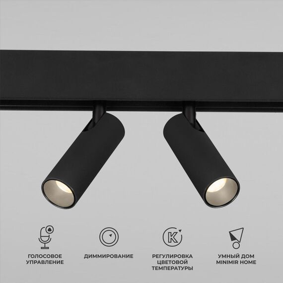 Elektrostandard a063528 85056/01 Slim Magnetic Умный трековый светильник 14W 2700-6500K Dim Dual (чёрный)