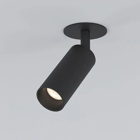 Elektrostandard a058218 Diffe Светильник встраиваемый черный 8W 4200K (25039/LED)