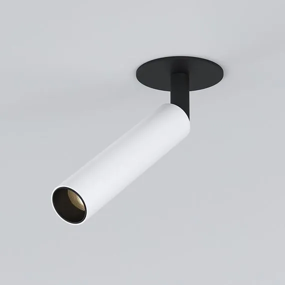 Elektrostandard a058216 Diffe Светильник встраиваемый белый / черный 5W 4200K (25027/LED)