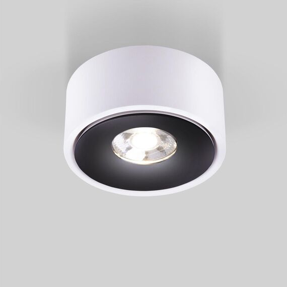 Elektrostandard a059332 Glide 8W Светильник накладной белый/черный (25100/LED), изображение 2