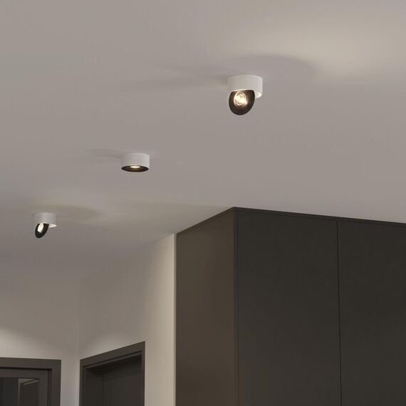 Elektrostandard a059332 Glide 8W Светильник накладной белый/черный (25100/LED), изображение 3