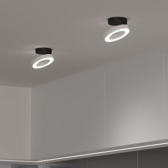 Elektrostandard a060166 Spila белый 12W 4200К (25105/LED) Светильник накладной белый, изображение 2