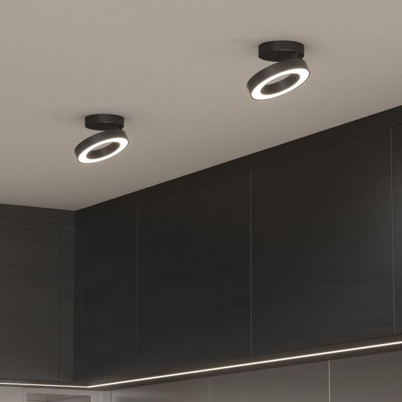 Elektrostandard a060185 Spila черный 12W 4200К (25105/LED) Светильник накладной черный, изображение 2