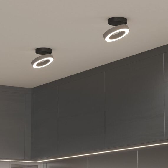 Elektrostandard a060186 Spila серебро 12W 4200К (25105/LED) Светильник накладной серебро, изображение 2