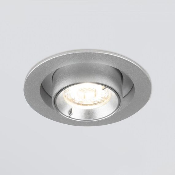 Elektrostandard a052450 9917 LED Светильник встраиваемый 10W 4200K серебро, изображение 3