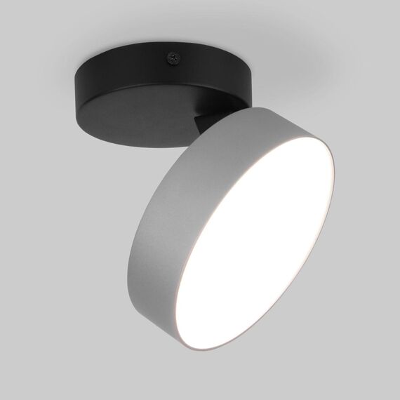 Elektrostandard a060190 Pila серебро 12W 4200К (25135/LED)Светильник накладной черный