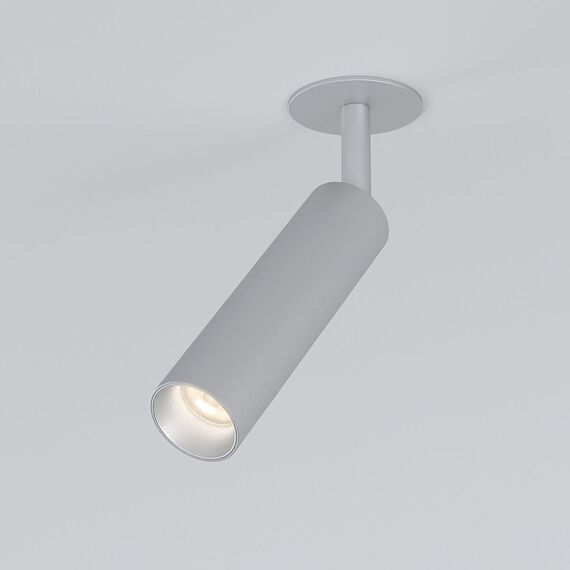 Elektrostandard a058227 Diffe Светильник встраиваемый серебряный 8W 4200K (25040/LED)