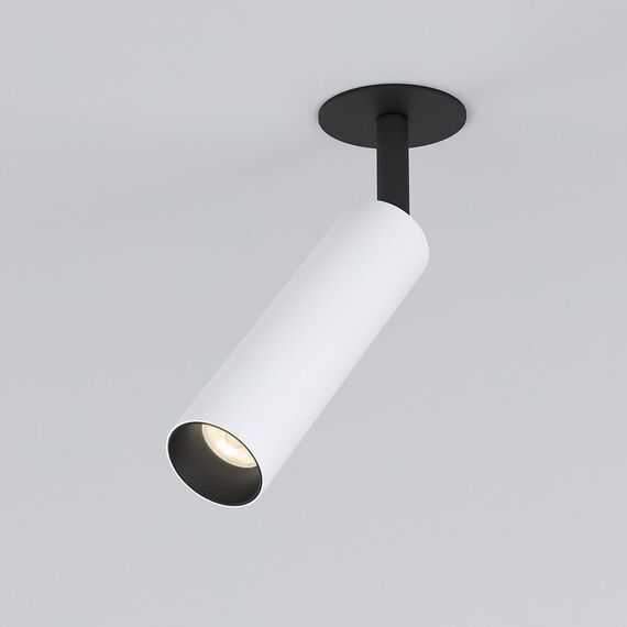 Elektrostandard a058228 Diffe Светильник встраиваемый белый / черный 8W 4200K (25040/LED)