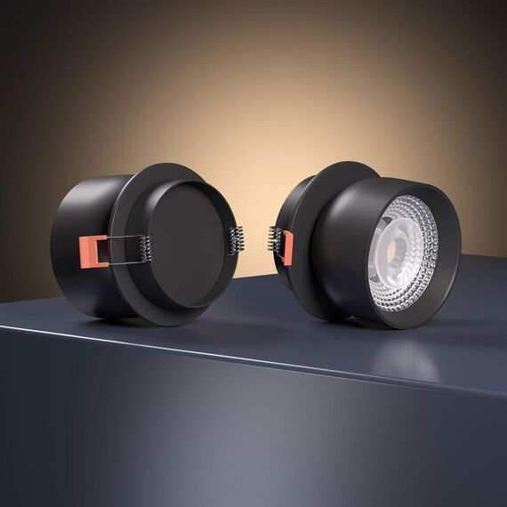 Elektrostandard a065455 25092/LED светильник встраиваемый светодиодный черный, изображение 4