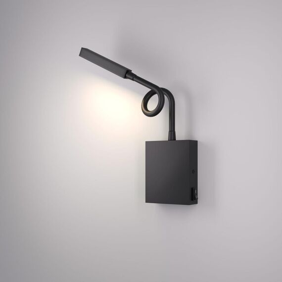 Elektrostandard a058943 KNOB 40118/LED Светильник настенный светодиодный черный, изображение 3