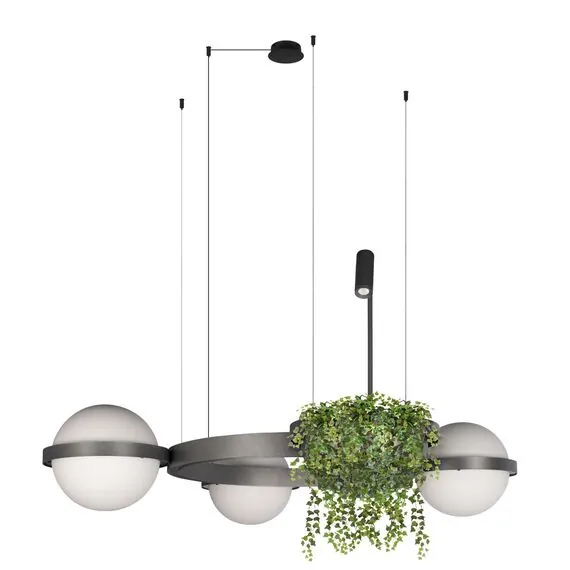 LOFT IT 10121/3 Dark grey Подвесной светильник Jardin