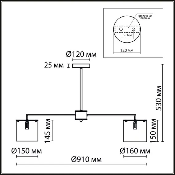 LUMION 6591/8 CLASSI LN25 62 хром/белый, металл/текстиль Люстра подвесная E14 8*40W 220V SUNTORI, изображение 2