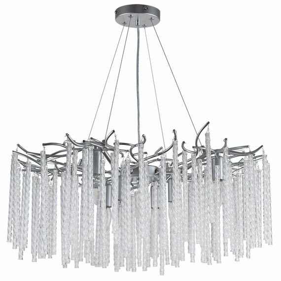 LUMION 6521/8 CLASSI LN23 44 серебристый Люстра E14 8*40W 220V MISS