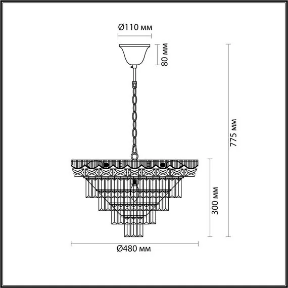 LUMION 5233/8 CLASSI LN22 000 золотой Люстра E14 8*40W 220V ESMÉ, изображение 2