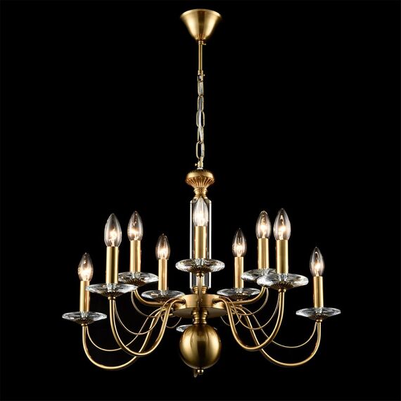LUMION 8033/10 CLASSI LN25 16 медь, металл/стекло Люстра подвесная Е14 10*40W 220V INCANTO, изображение 6