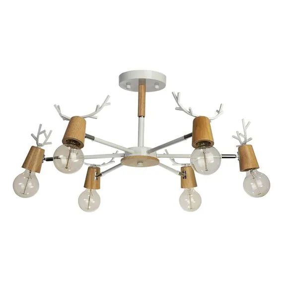 LOFT IT 10024/6 White Люстра на штанге Sven