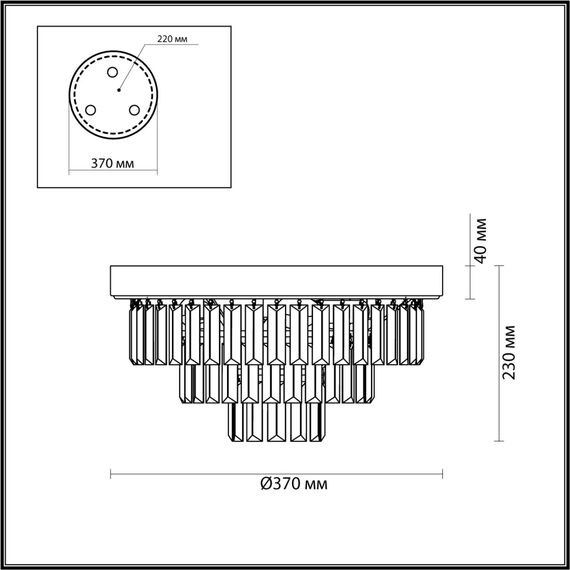 LUMION 5257/4C CLASSI LN23 84 латунь Люстра потолочная E14 4*40W 220V ZAHA, изображение 2