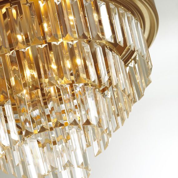LUMION 5257/6C CLASSI LN23 84 латунь Люстра потолочная E14 6*40W 220V ZAHA, изображение 6