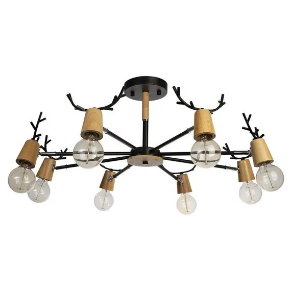 LOFT IT 10024/8 Black Люстра на штанге Sven