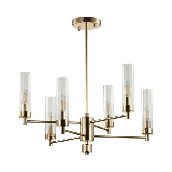 LUMION 5274/6C CLASSI LN23 35 золотой Люстра потолочная E14 6*40W 220V KAMILLA