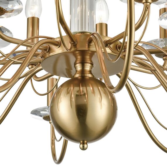 LUMION 8033/16 CLASSI LN25 16 медь, металл/стекло Люстра подвесная Е14 16*40W 220V INCANTO, изображение 4