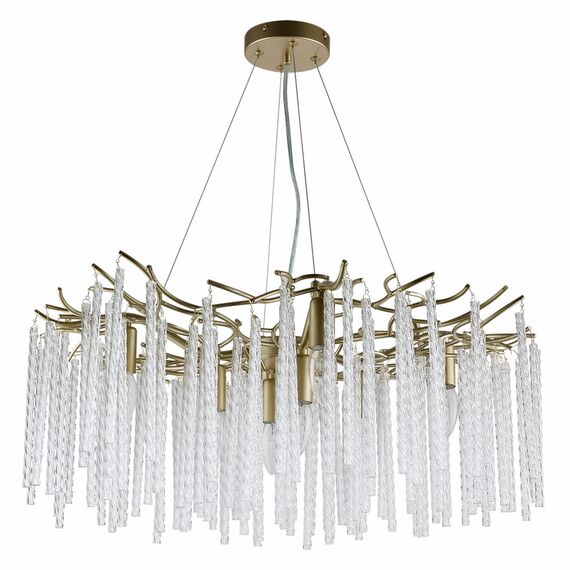 LUMION 6520/8 CLASSI LN23 43 матовое золото Люстра E14 8*40W 220V MISS