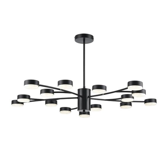 LUMION 8117/15 COMFI LN25 195 черный, металл Люстра LED GX53 15*7W 220V TORINA, изображение 6