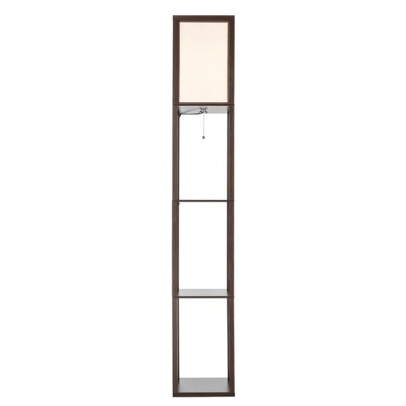 LUMION 8090/1F COMFI LN25 361 кофейный/белый, дерево/текстиль Торшер Е27 1*60W 220V PRACTIC, изображение 8
