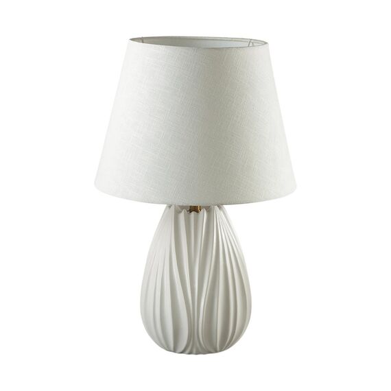 LUMION 8121/1T COMFI LN25 375 белый, керамика/текстиль Настольная лампа E27 1*60W 220V SONA