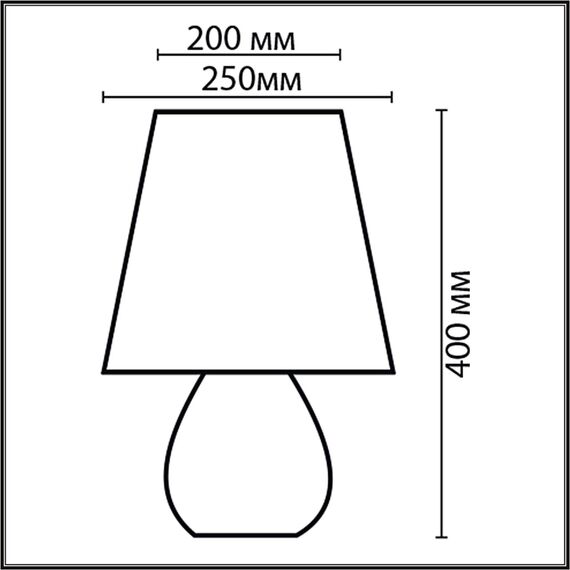 LUMION 8120/1T COMFI LN25 000 белый, керамика/текстиль Настольная лампа E27 1*60W 220V SONA, изображение 2