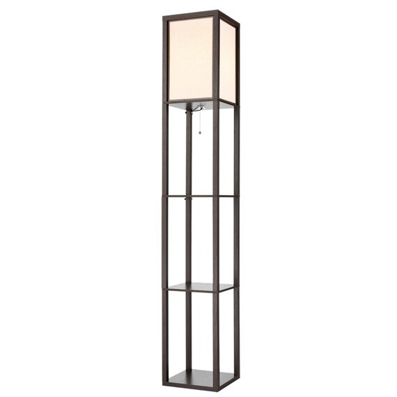 LUMION 8090/1F COMFI LN25 361 кофейный/белый, дерево/текстиль Торшер Е27 1*60W 220V PRACTIC, изображение 7
