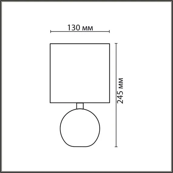 LUMION 8165/1T COUNTY LN25 000 серый, керамика/текстиль Настольная лампа E14 1*40W 220V VILANA, изображение 2