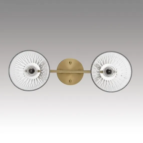 LUMION 8188/2C COMFI LN25 190 латунь/прозрачный, металл/стекло Потолочный светильник E14 2*40W 220V VIVIAN, изображение 4