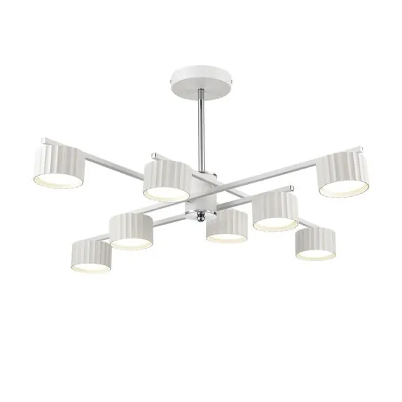 LUMION 8241/8C COMFI LN25 202 белый/хром, металл Люстра потолочная LED GX53 8*7W 220V KARINA, изображение 7